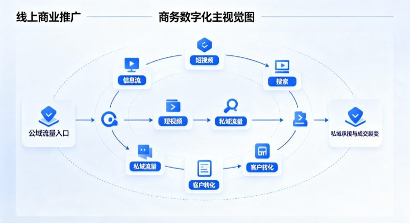 滦平县线上商业推广怎么做？全域流量闭环搭建与低成本转化实战指南